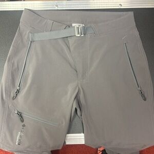 820.   Columbia women’s grey titanium, performance active pant size 28 w 32 l
